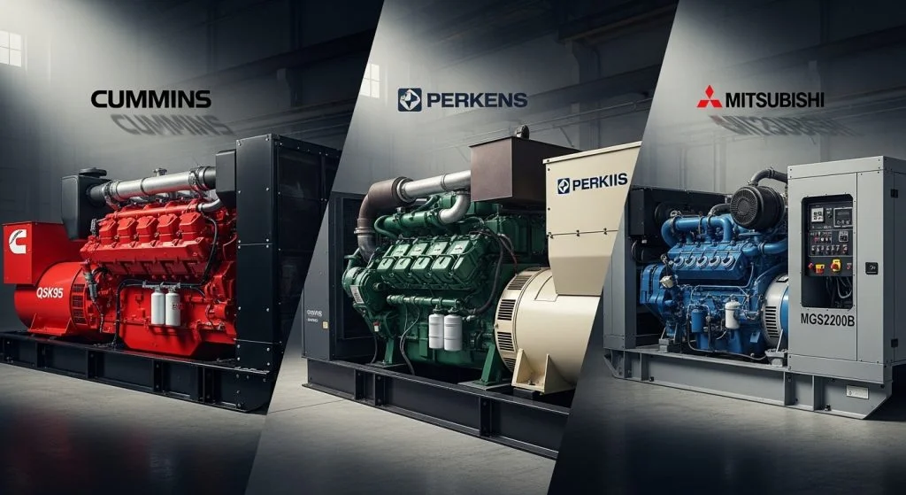 so sánh máy phát điện Cummins Perkins Mitsubishi MTU 4 thương hiệu hàng đầu Minh Thành Power